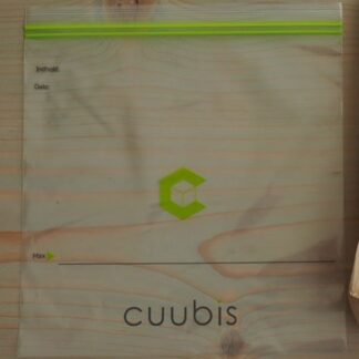 Originale Cuubis-fryseposer med dobbelt lynlås og fyldestreg 100 stk.